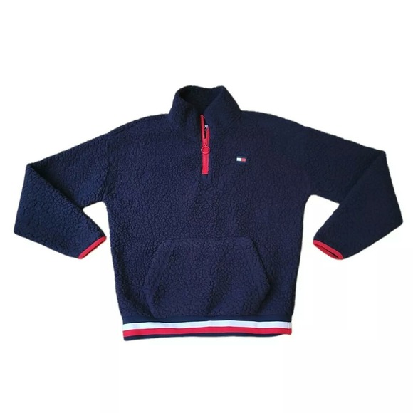 Tommy Hilfiger Jackets & Blazers - Tommy Hilfiger Y2K Blue 1/4 Zip‎ Fleece Women's XS Jacket